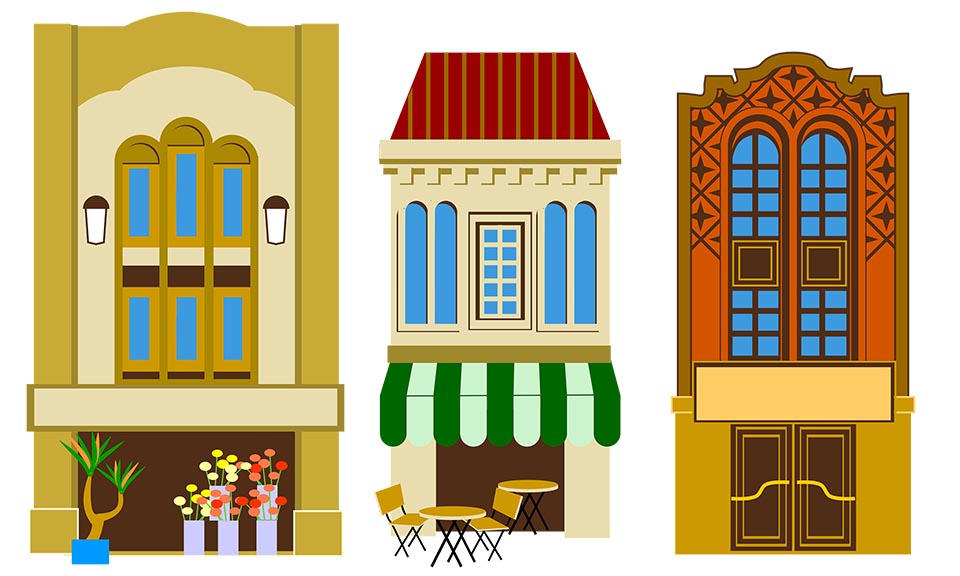 store fronts