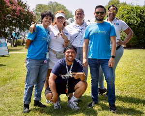 Mario at a community health event