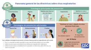 CDC's Respiratory Virus Guidance Snapshot in Spanish. Full information available here: https://www.cdc.gov/respiratory-viruses/guidance/index.html 