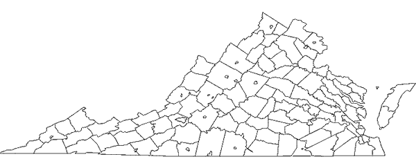 Map Of Virginia Counties Counties In Virginia - Drinking Water