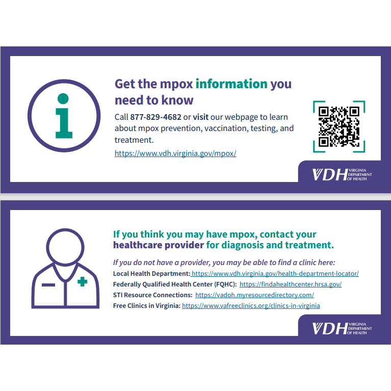 Mpox Information Card - Mpox