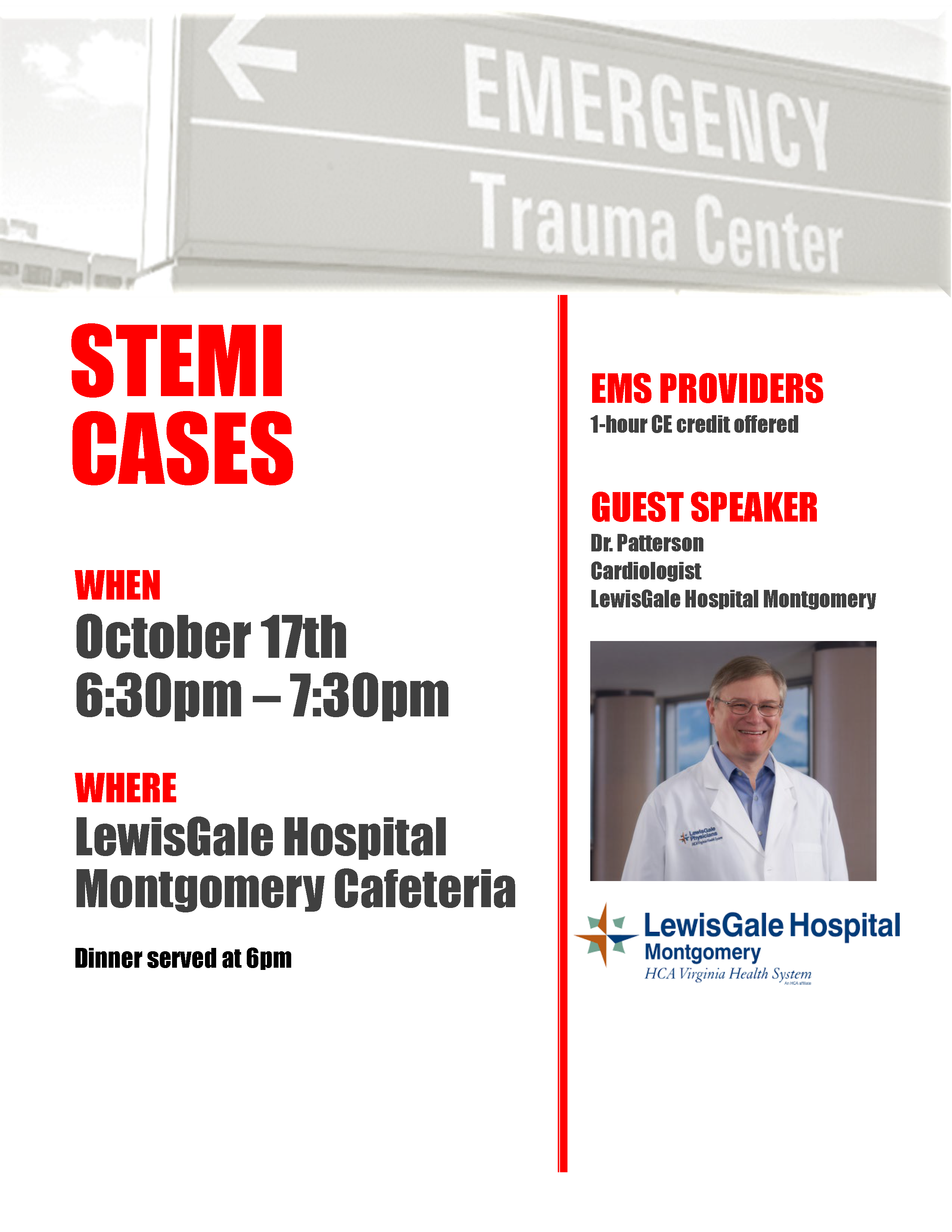 October STEMI Lecture Emergency Medical Services