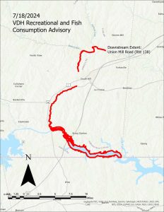 Recreational Advisory Map