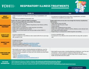 Respiratory Illness Treatments